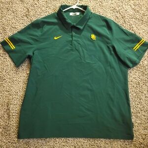 Baylor University Shirt - Green Bears Polo Nike On Field Engineered - Men's XXL